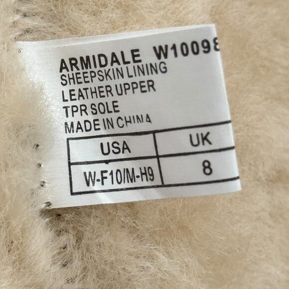 EMU Australia Shearling Leather Boot Armidale Tall Riding SZ 10 Women's Brown - Picture 4 of 15